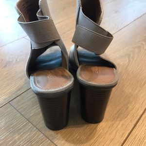 Kenneth Cole Reaction Shoes - Suede open toed booties. Size 8.5. Worn once. Kenneth Cole Reaction Shoes - Suede open toed booties. Size 8.5. Worn once.